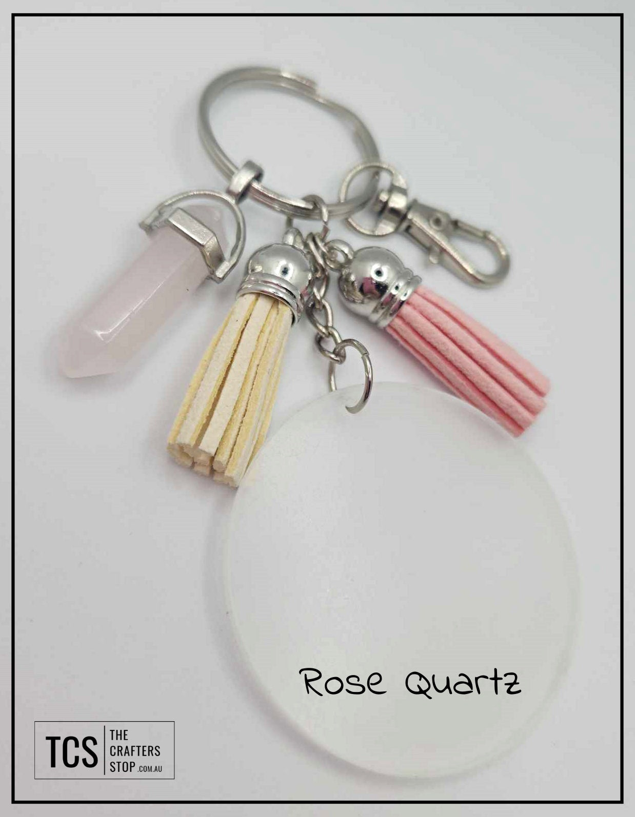 Crystal DT Keyring with Acrylic Blank