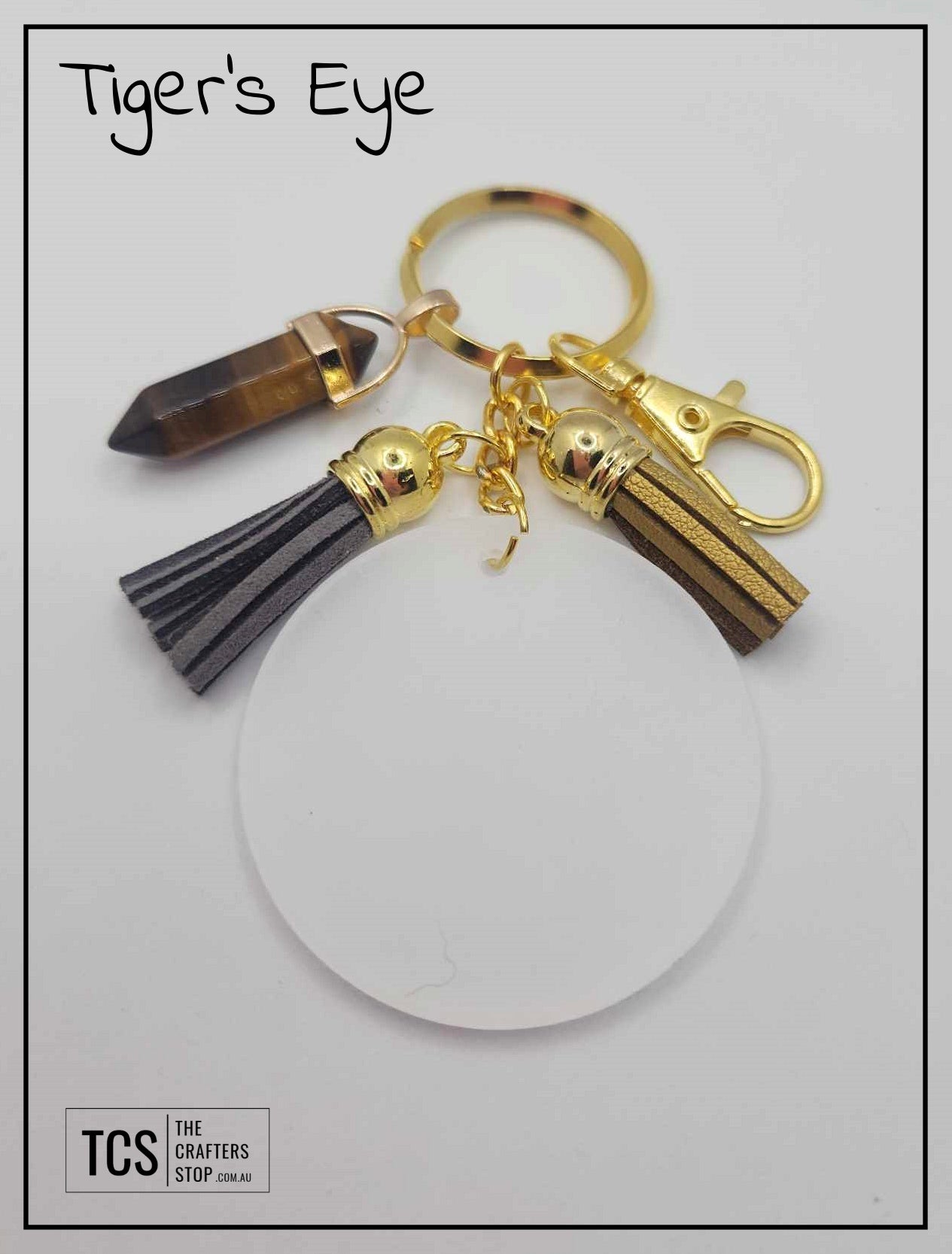 Crystal DT Keyring with Acrylic Blank