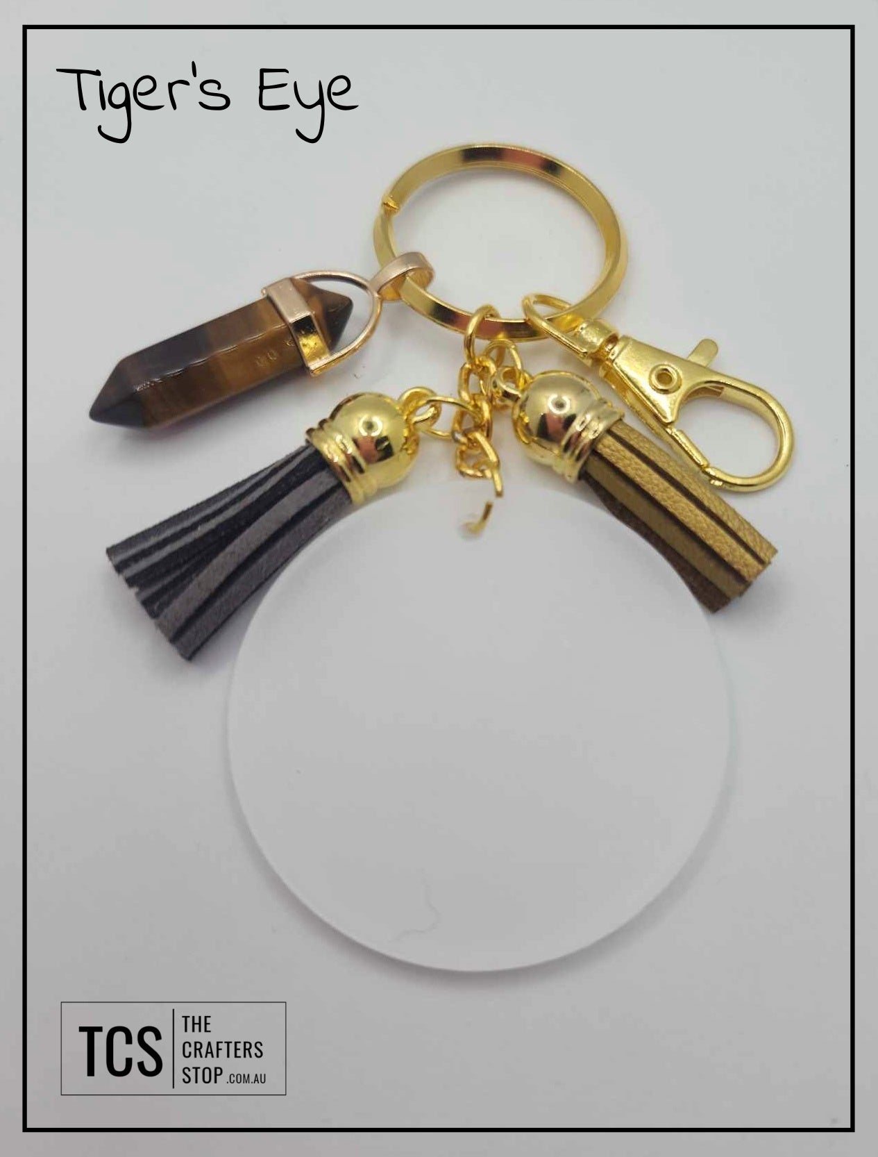 Crystal DT Keyring with Acrylic Blank
