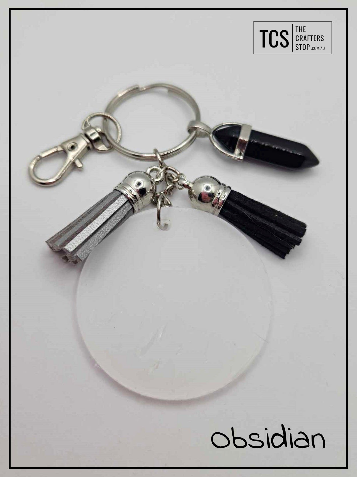 Crystal DT Keyring with Acrylic Blank