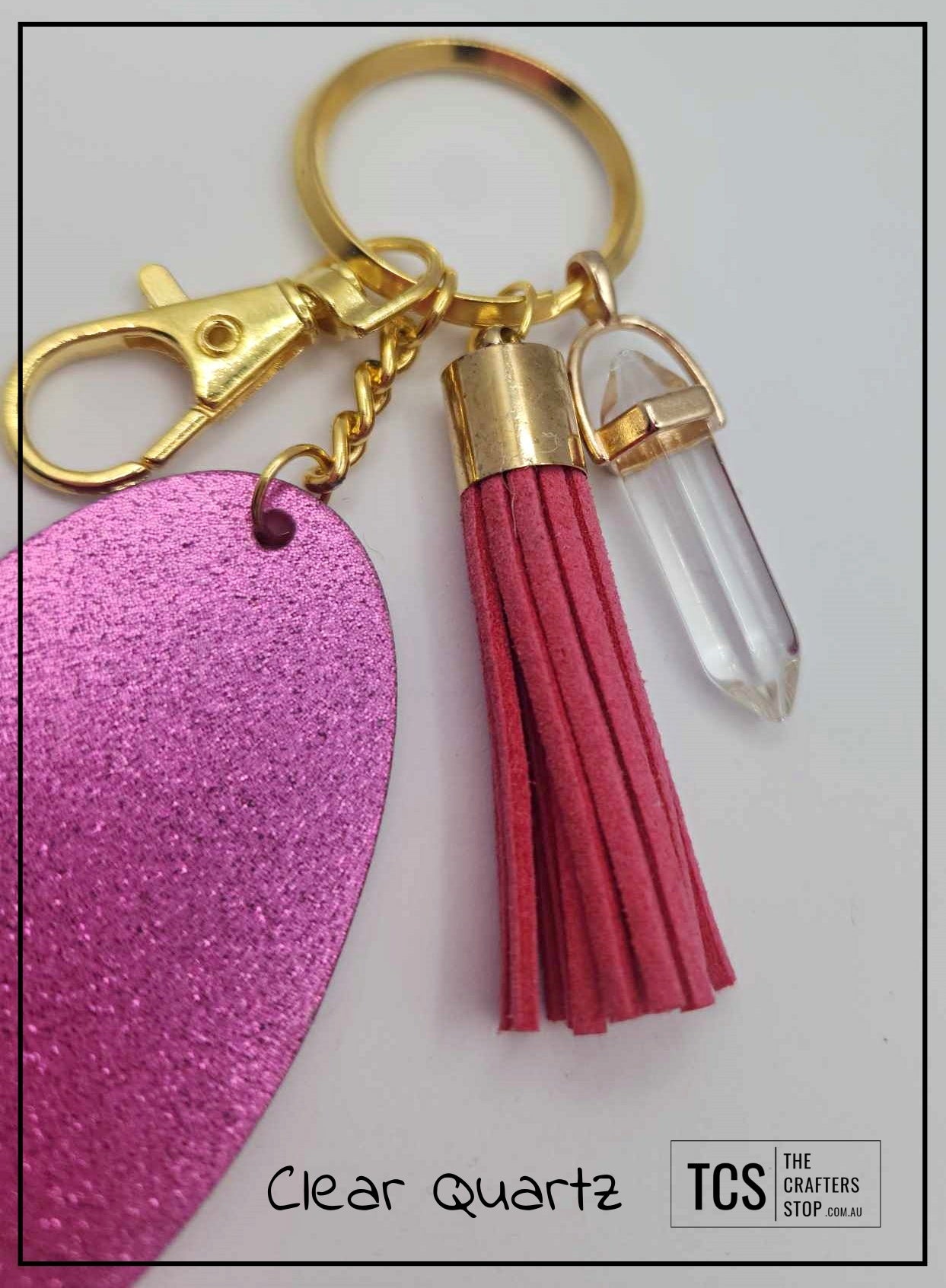Crystal DT Keyring with Acrylic Blank