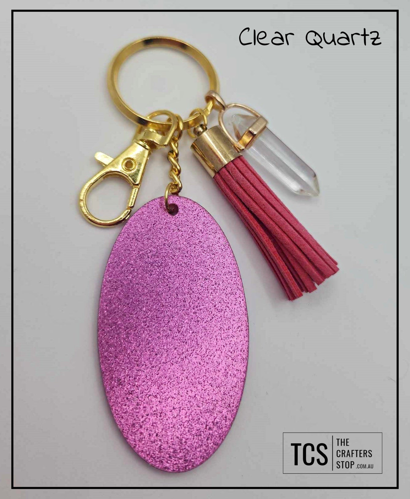 Crystal DT Keyring with Acrylic Blank