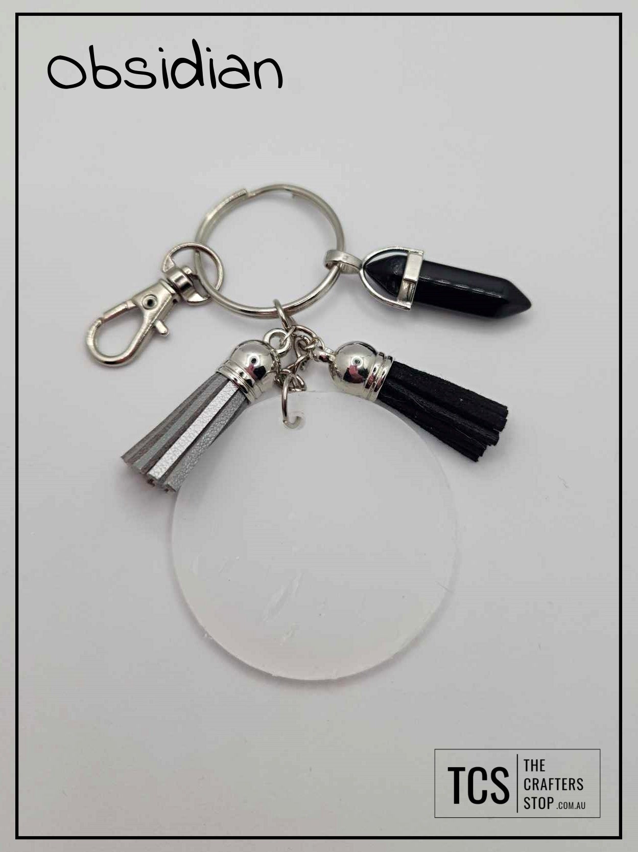 Crystal DT Keyring with Acrylic Blank