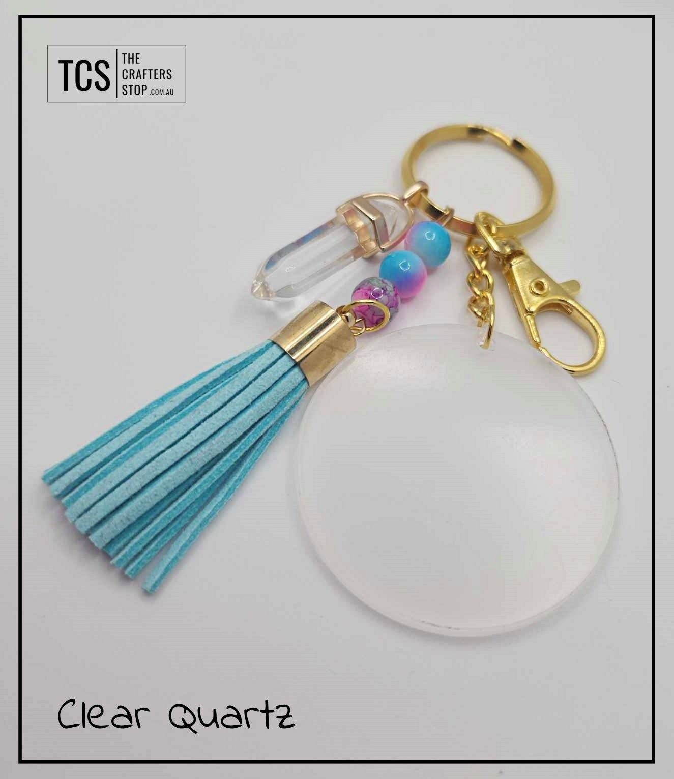 Crystal DT Keyring with Acrylic Blank