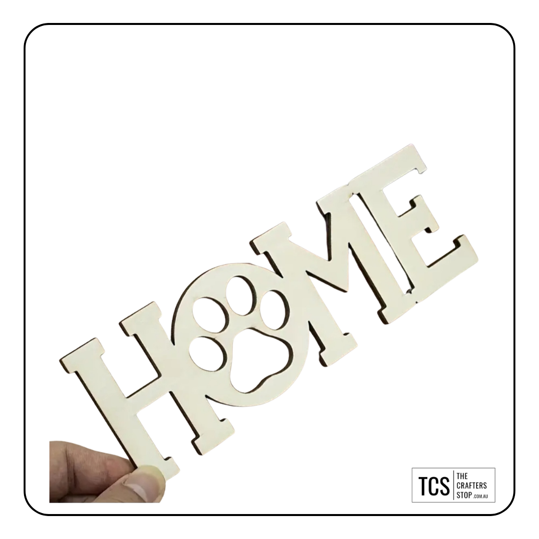 HOME Wooden DIY Sign
