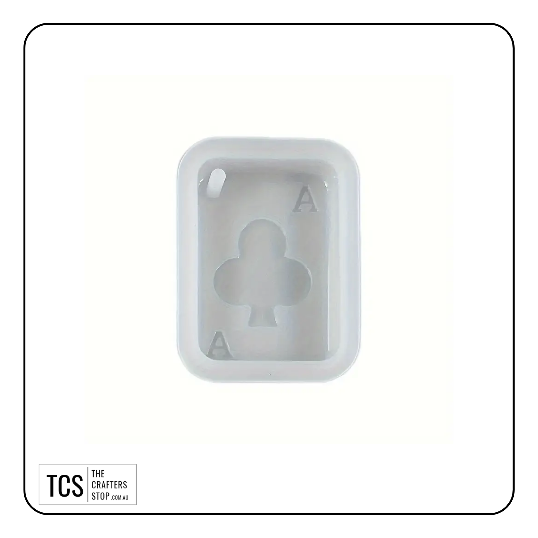 Resin Silicone ACE Playing Cards Keyring Mould