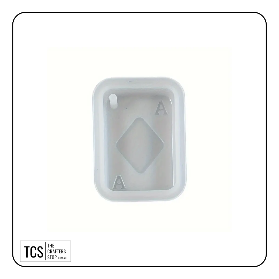 Resin Silicone ACE Playing Cards Keyring Mould