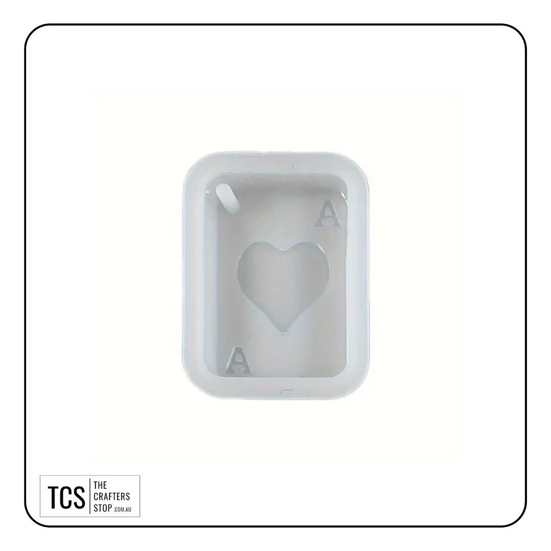 Resin Silicone ACE Playing Cards Keyring Mould