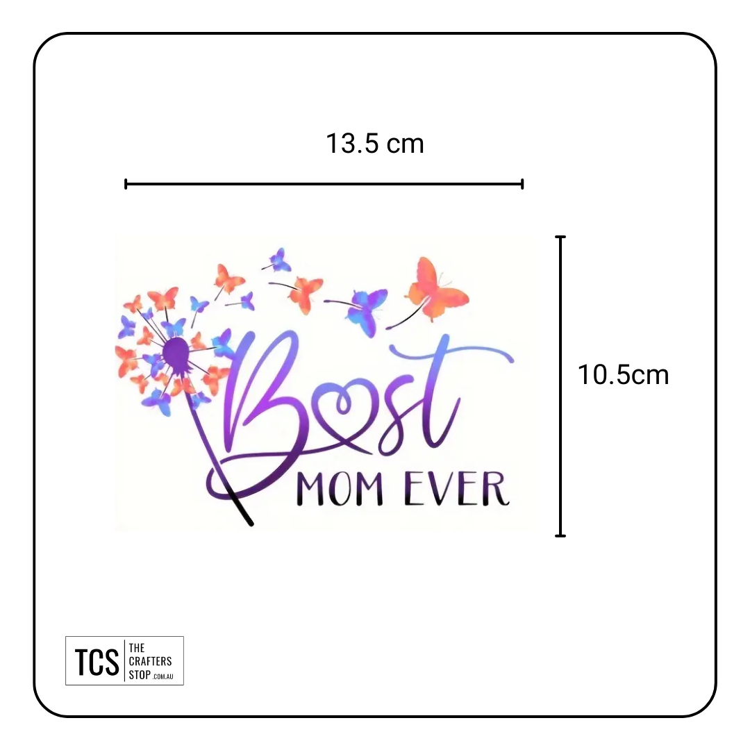 Mothers Day UV Waterproof Transfers/Stickers