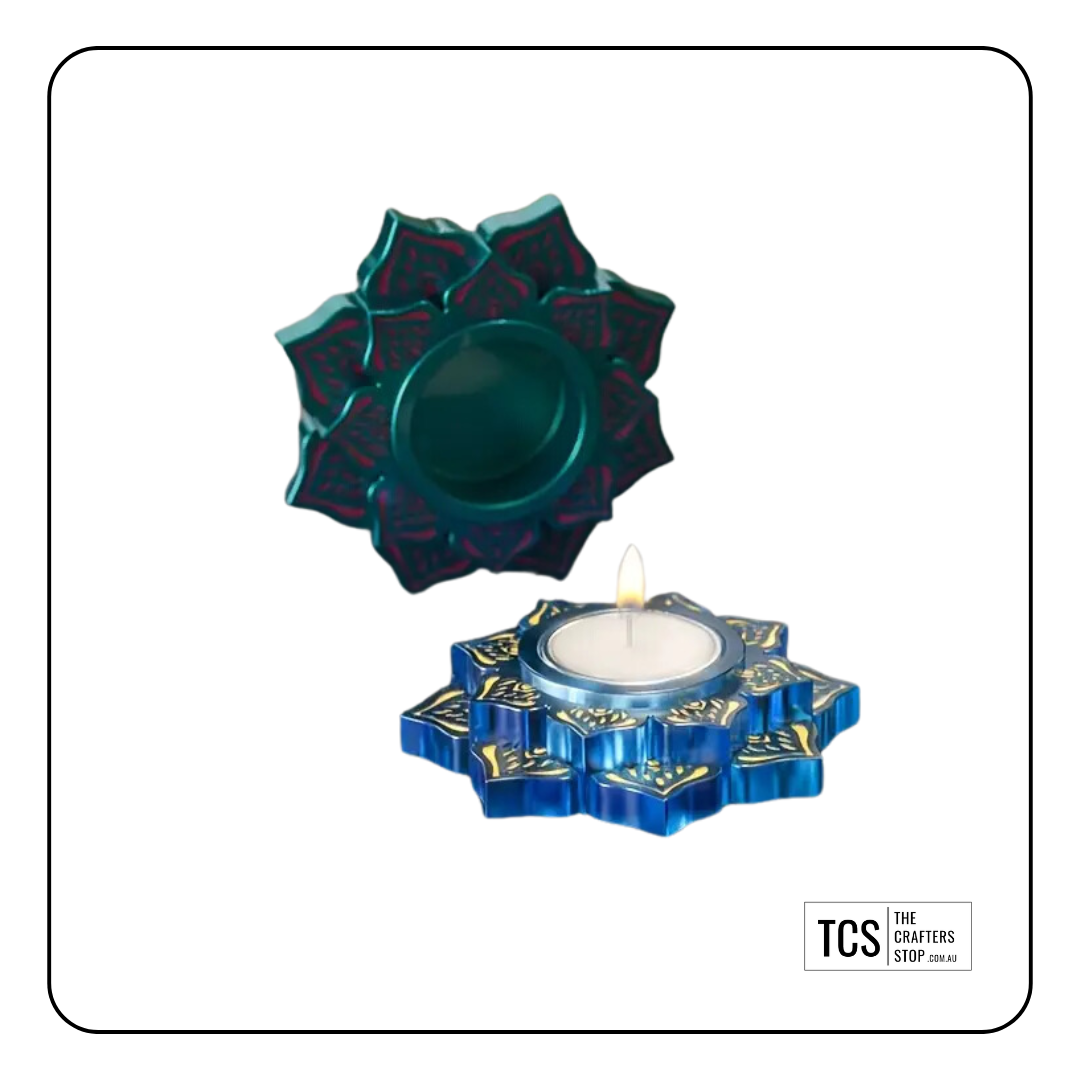 Resin Silicone Boho Tealight Holder Mould