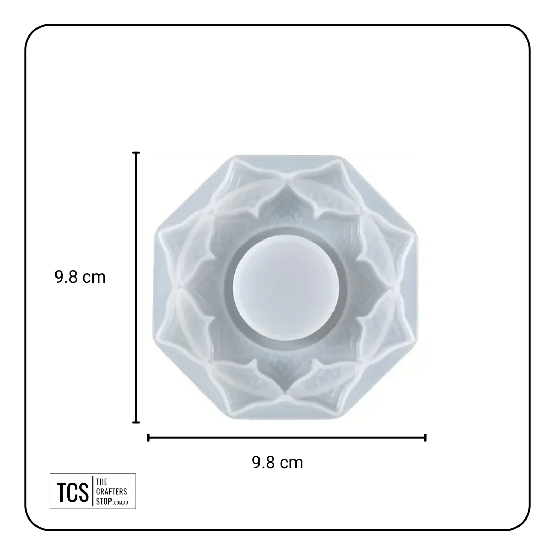 Resin Silicone Boho Tealight Holder Mould