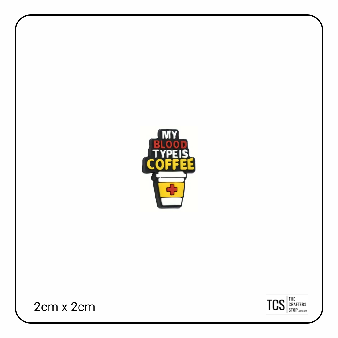 Coffee Themed Focal Beads