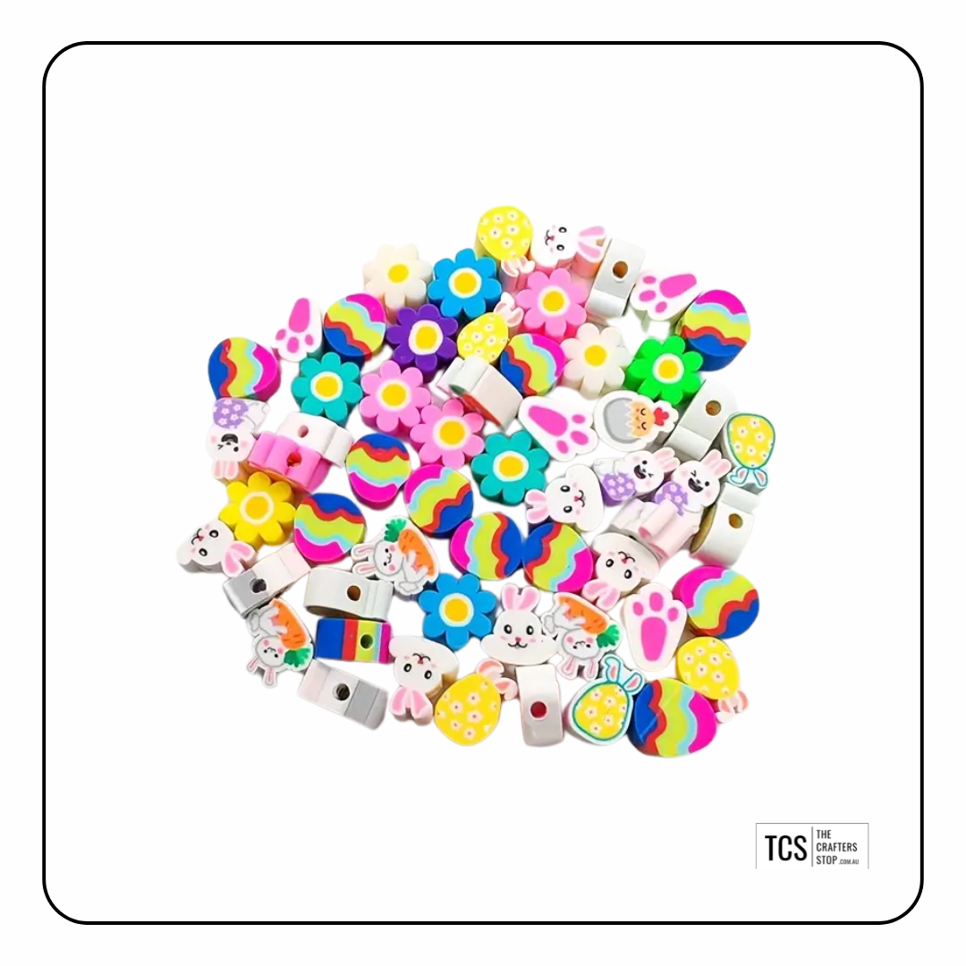 Polymer Clay Easter Beads