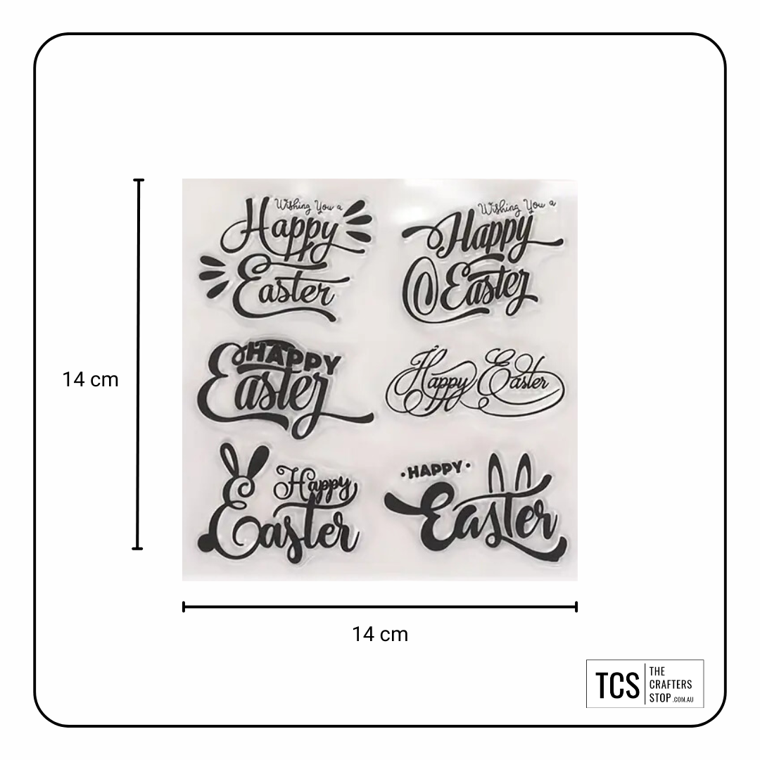 "Happy Easter" Stamp