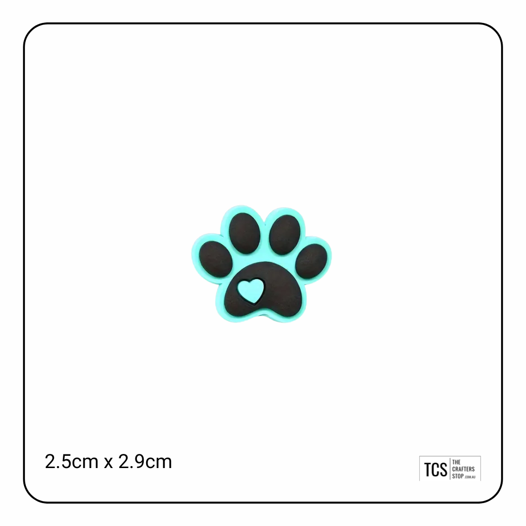 Paw Print Focal Beads