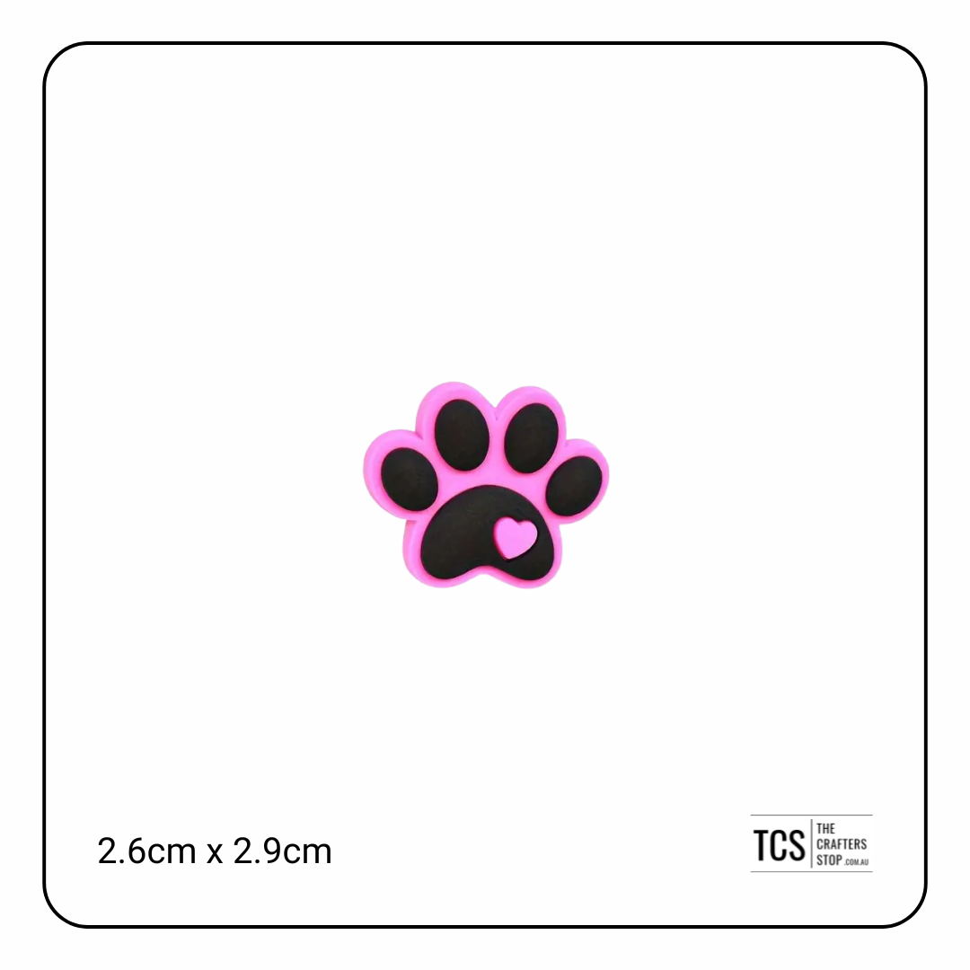 Paw Print Focal Beads