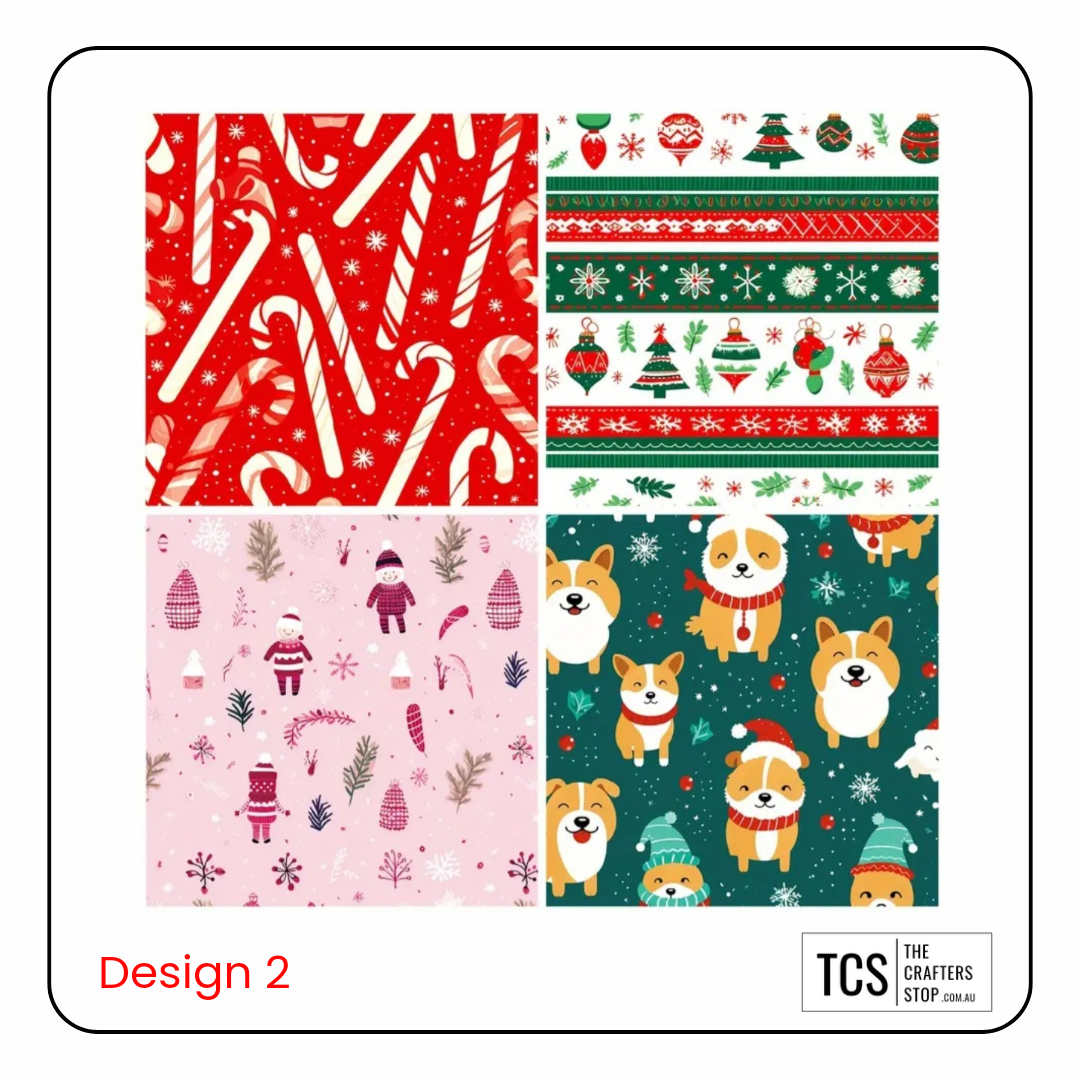 Christmas Design Paper Pad (3 Designs)