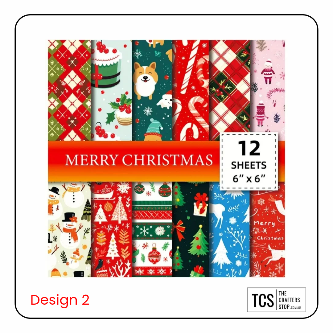 Christmas Design Paper Pad (3 Designs)