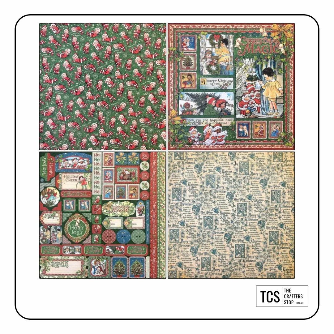 Christmas Vintage Design Paper Pad