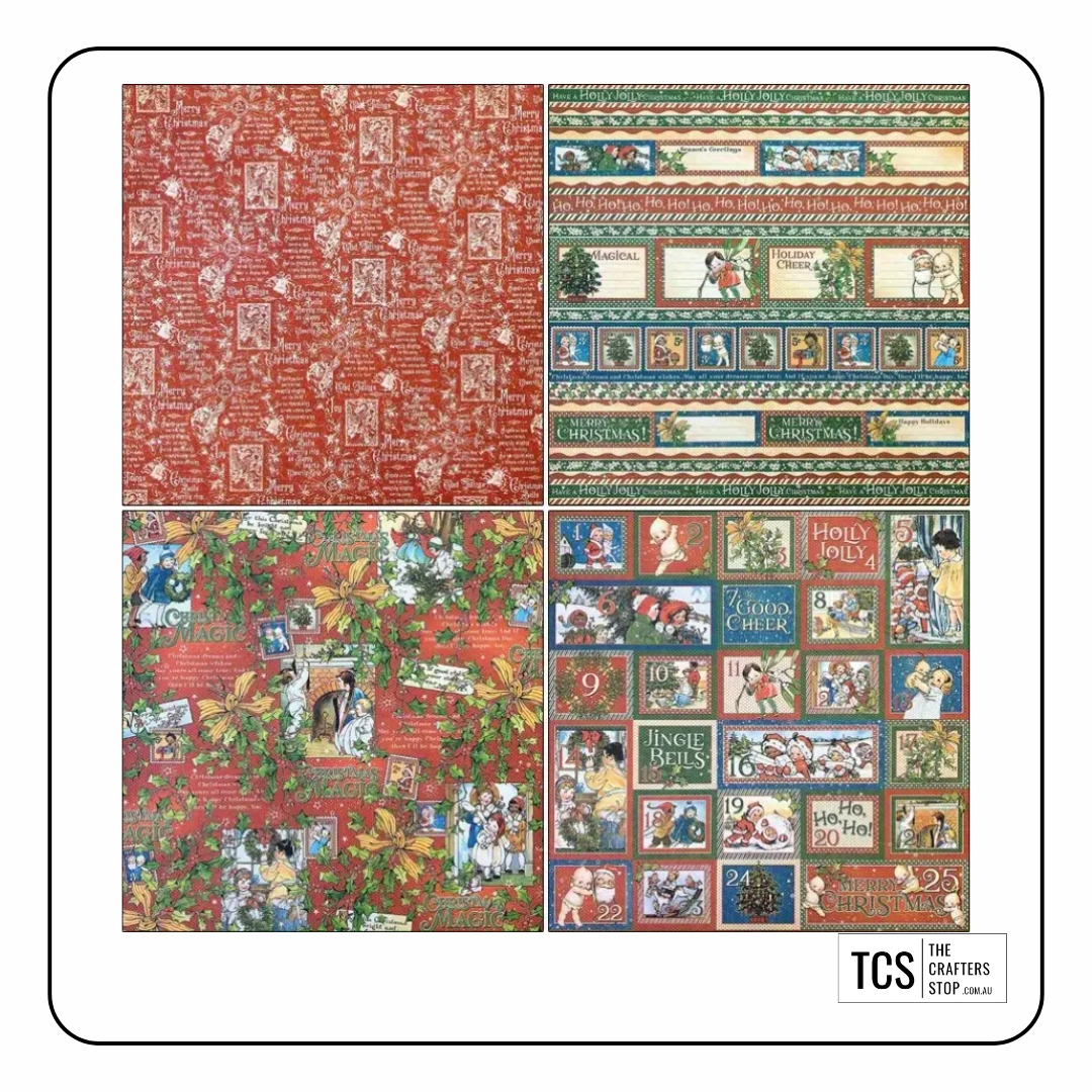 Christmas Vintage Design Paper Pad