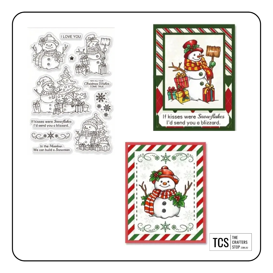 Christmas Snowman Stamp