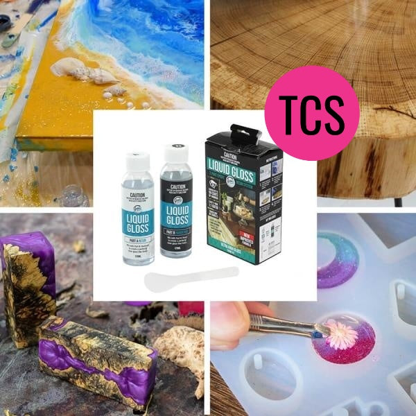 Craftsmart Liquid Gloss Resin Kit 250ml