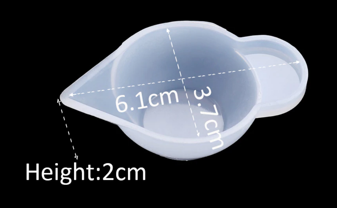 5pcs Silicone 10ml Cups for Resin Pouring