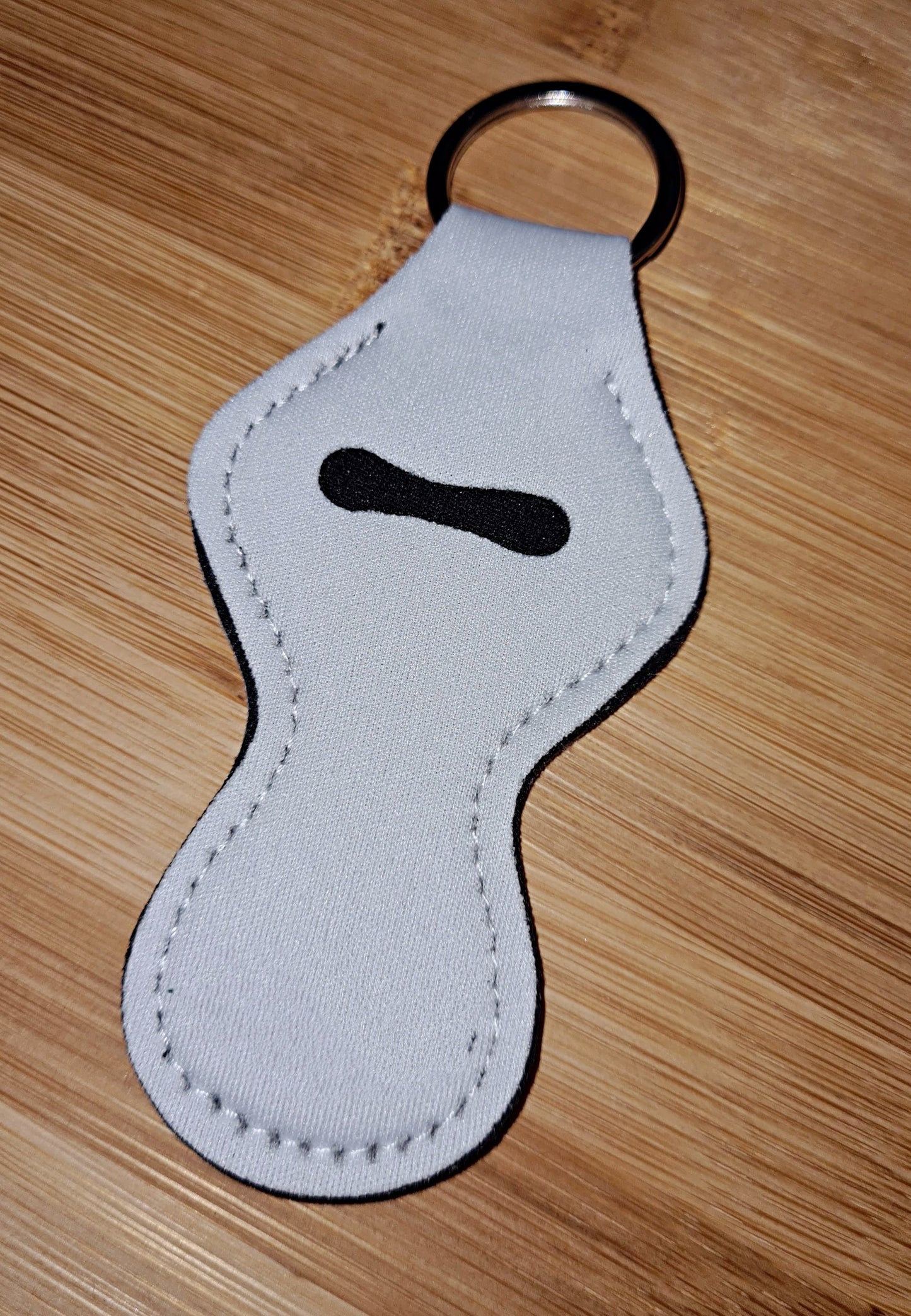 Neoprene Chap Stick or Lip Balm Holders with Keyring