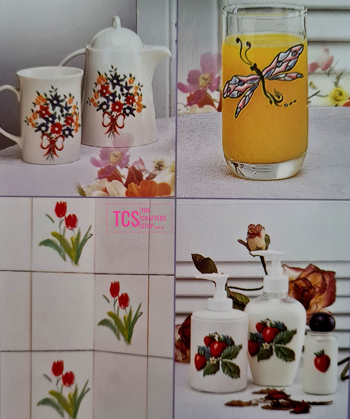 Rub On Transfers - Floral/Flower Designs