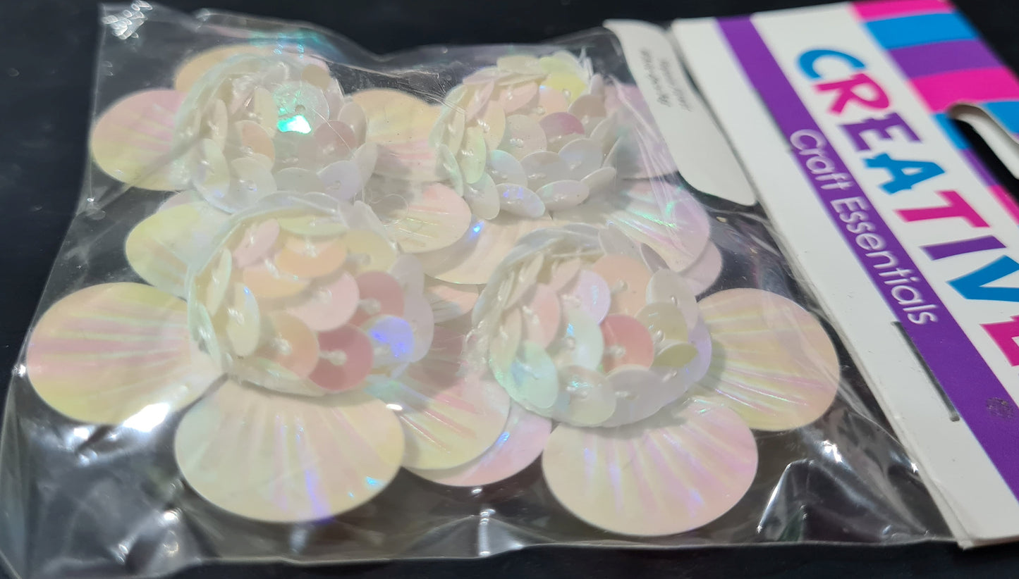 3D Sequin Flowers (4 Pack)