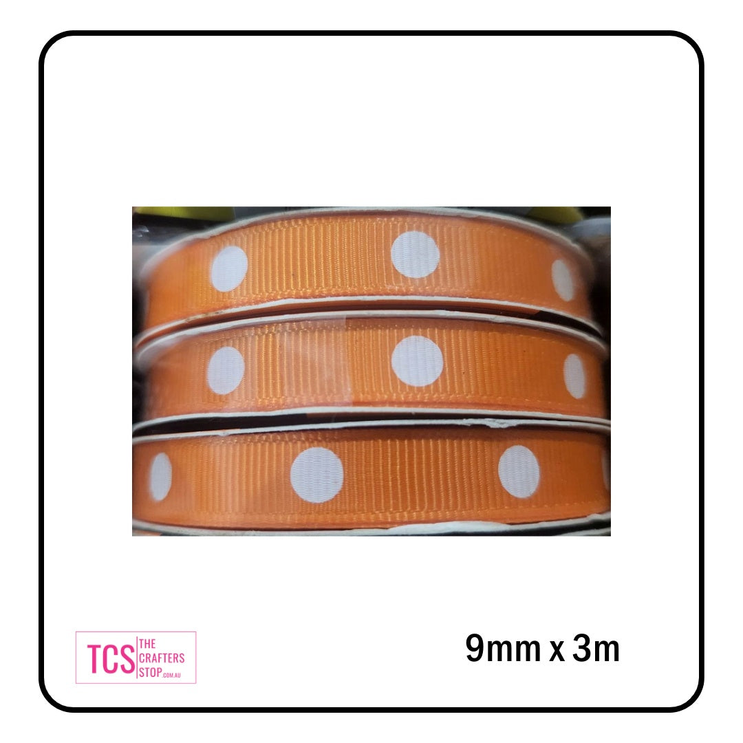 Polk a Dot Craft Ribbon - 3m