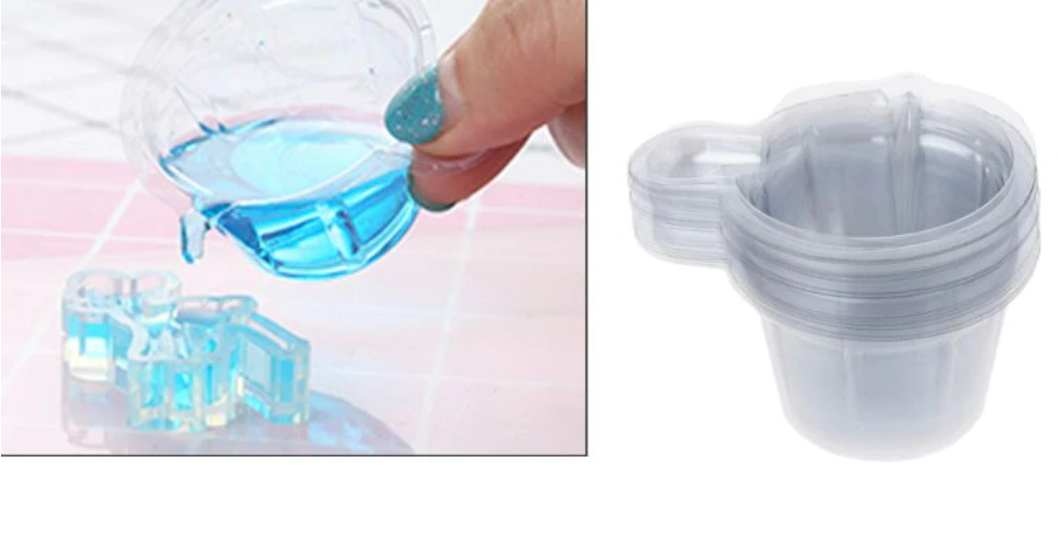 50pcs Plastic 40ml Cups for Resin Pouring