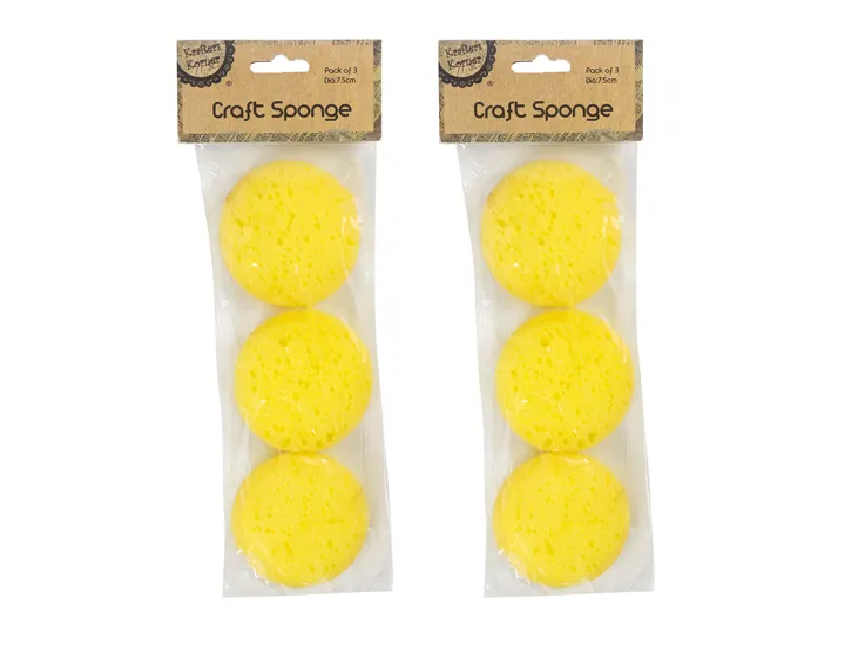 Craft Sponges - 3 Pk