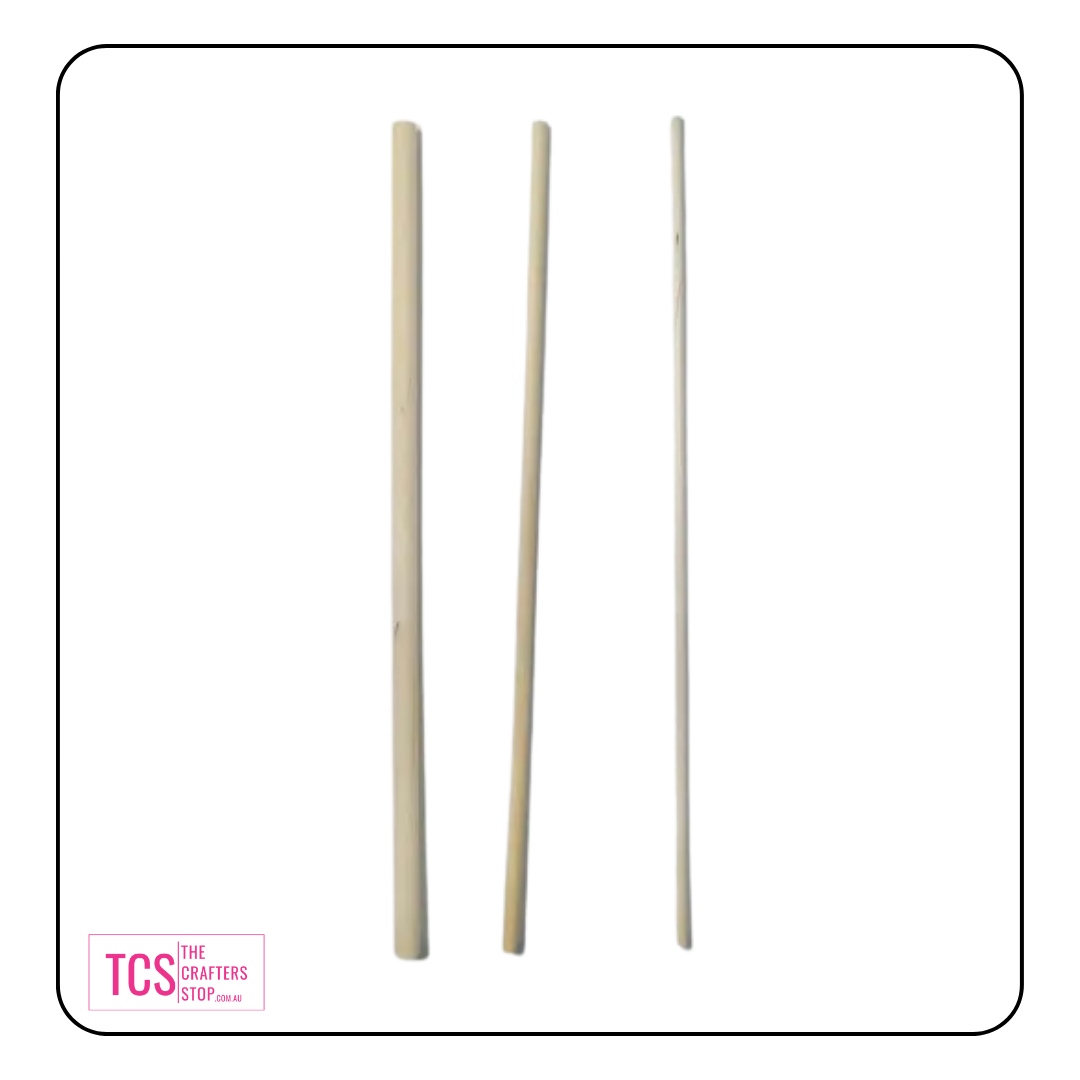 Craft Wooden Dowels/Sticks (3 Sizes)