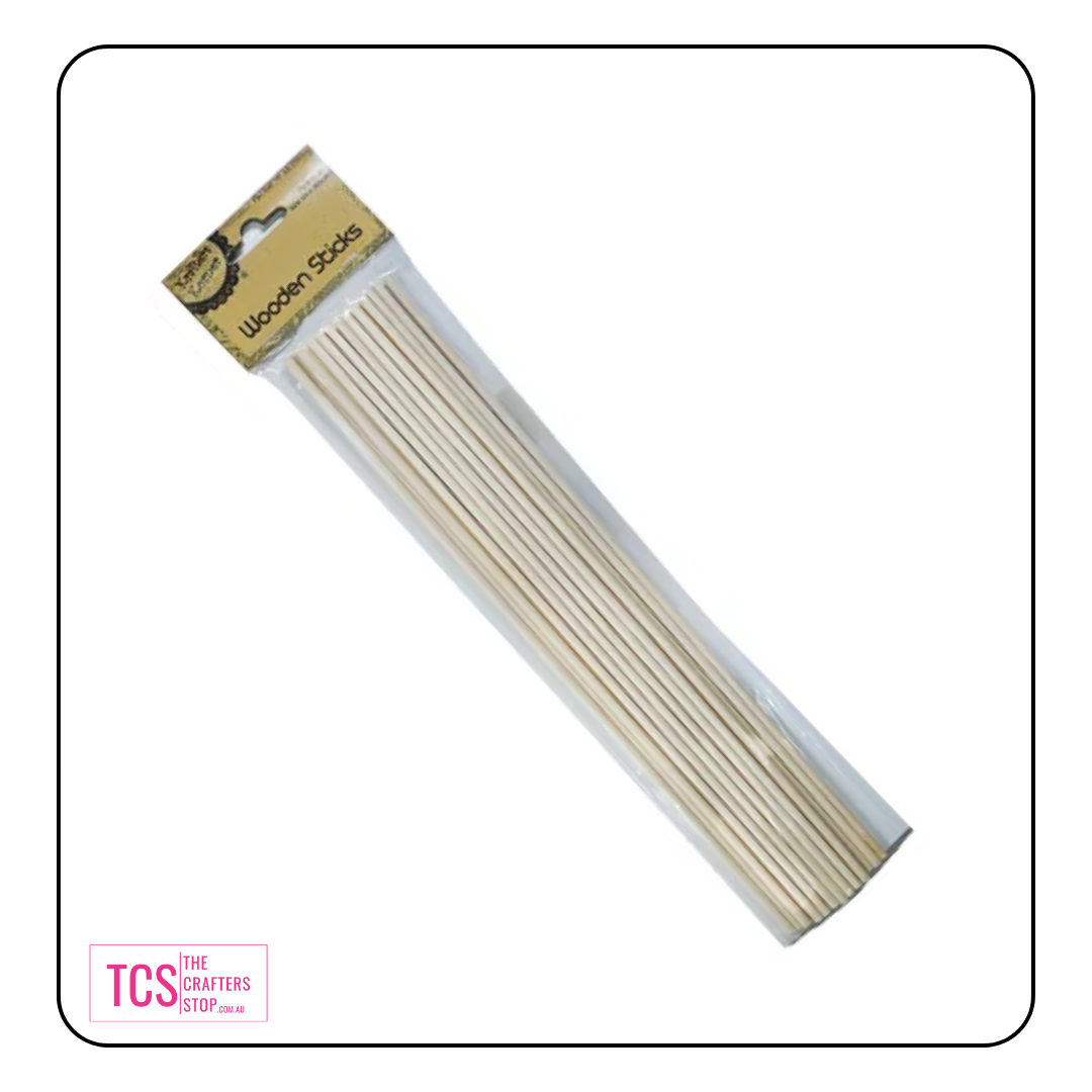 Craft Wooden Dowels/Sticks (3 Sizes)