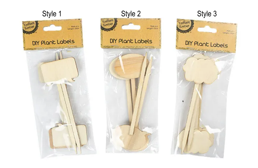 DIY Wooden Plant Stake Tags
