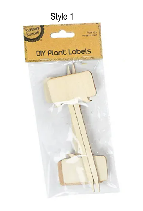 DIY Wooden Plant Stake Tags