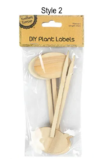 DIY Wooden Plant Stake Tags