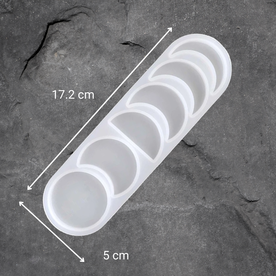 Resin Silicone Moons Mould