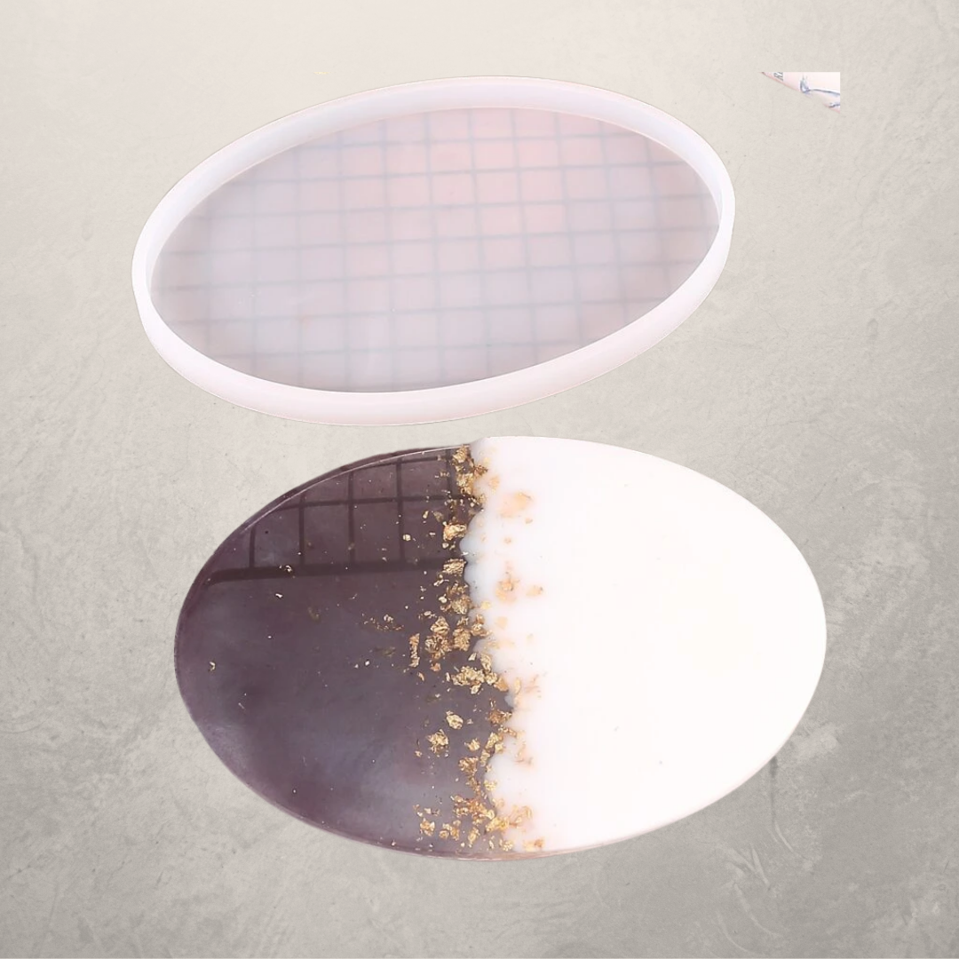 Resin Silicone Oval Tray Mould