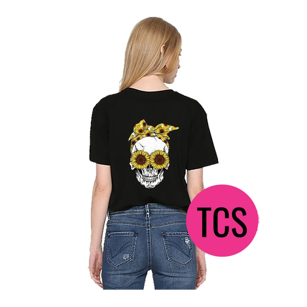 Decorative Skull Ready Made Iron On Transfers