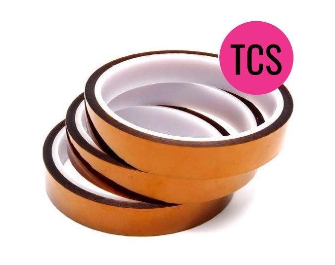 Amber Kapton Heat Resistant Tape