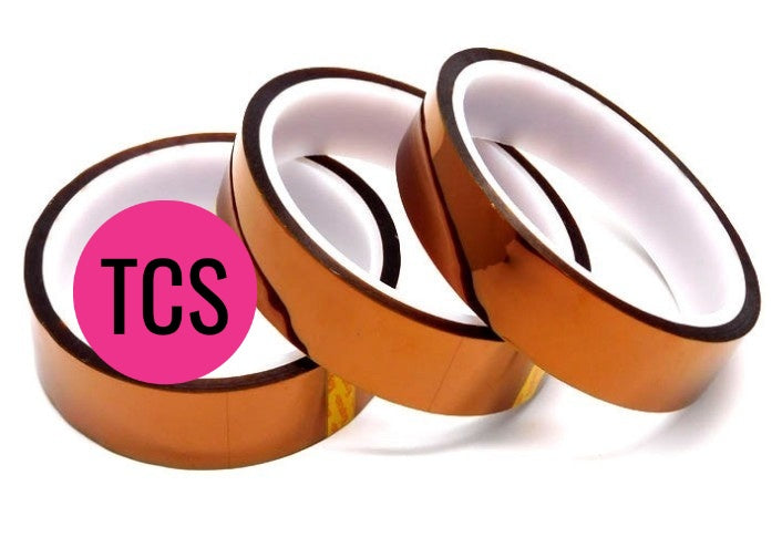 Amber Kapton Heat Resistant Tape