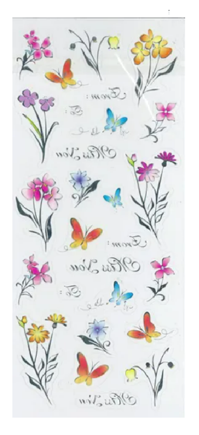 Transparent Scrapbooking Stickers - Different Designs