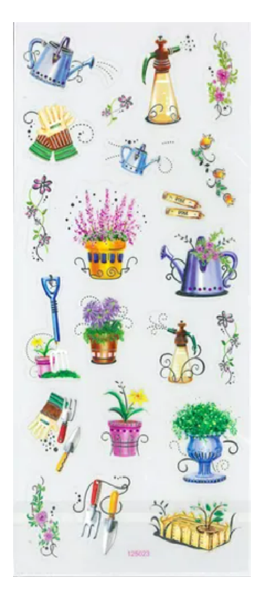Transparent Scrapbooking Stickers - Different Designs