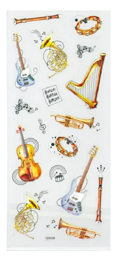 Transparent Scrapbooking Stickers - Different Designs