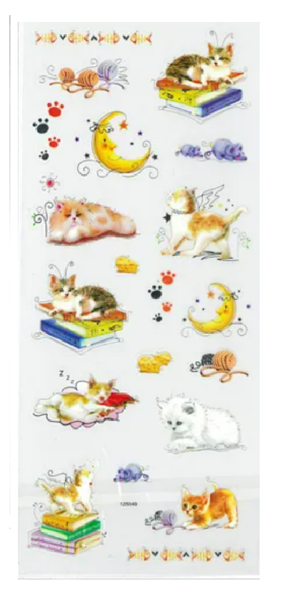 Transparent Scrapbooking Stickers - Different Designs