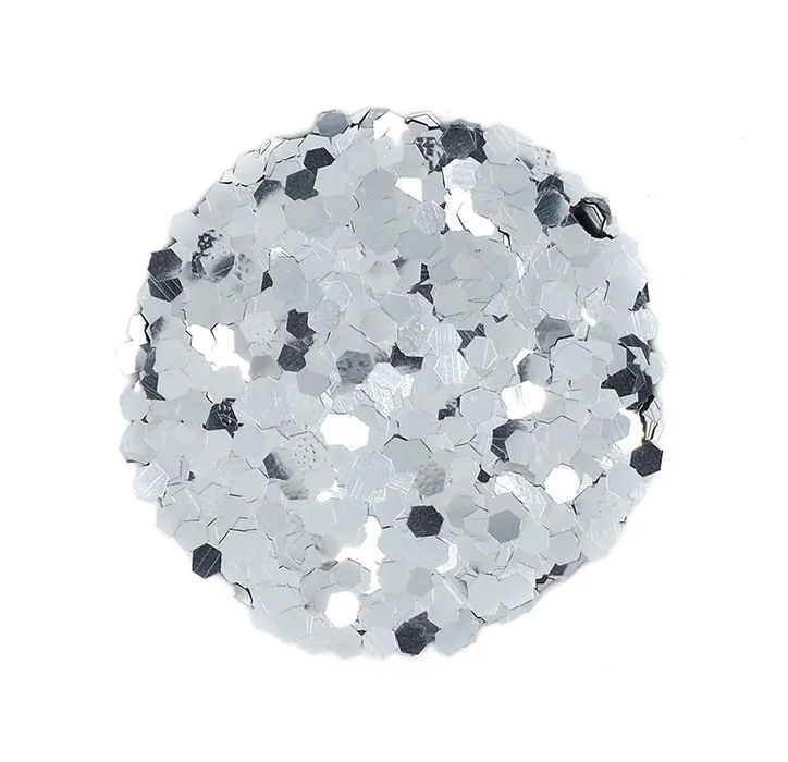 Craft Hexagonal Silver Scatters/Mix Ins