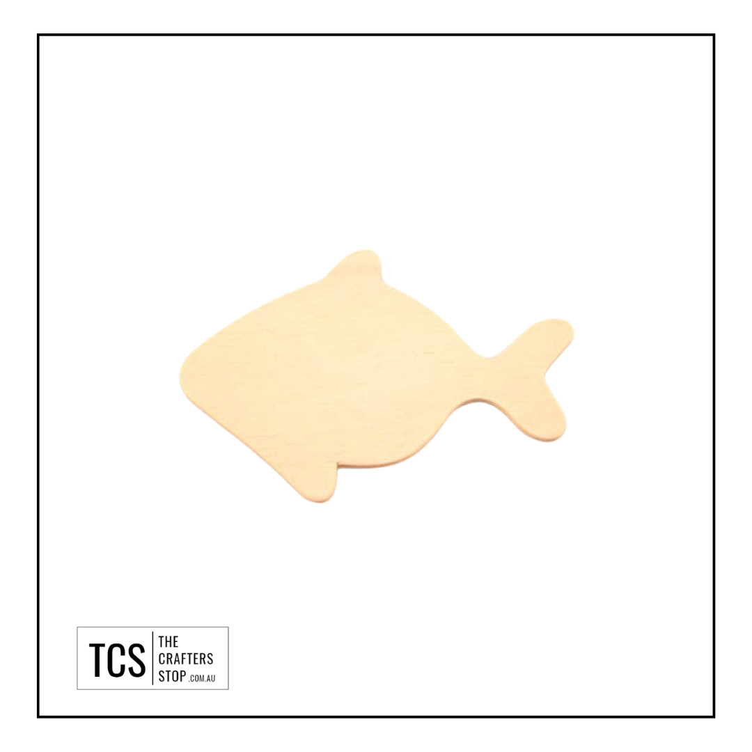 Plywood Fish Shaped Cutouts