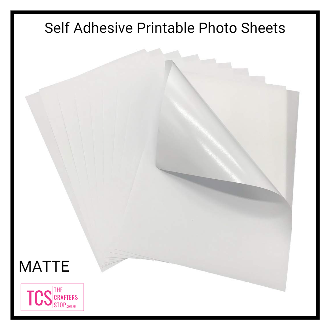 A4 Printable Photo Adhesive Sticker Sheets